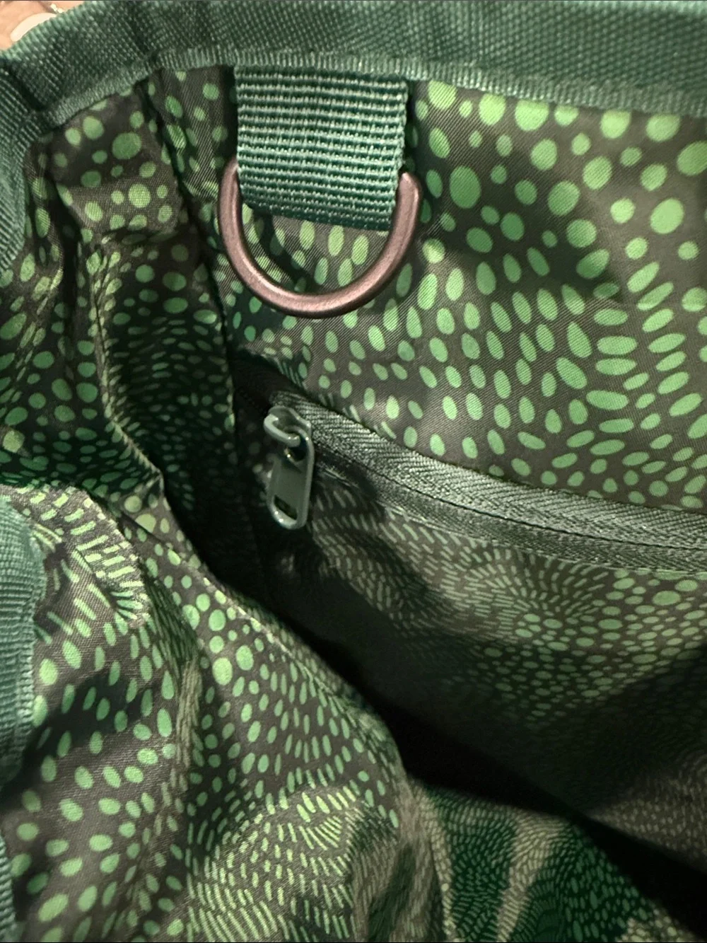 EF Go Ahead Tours green rucksack